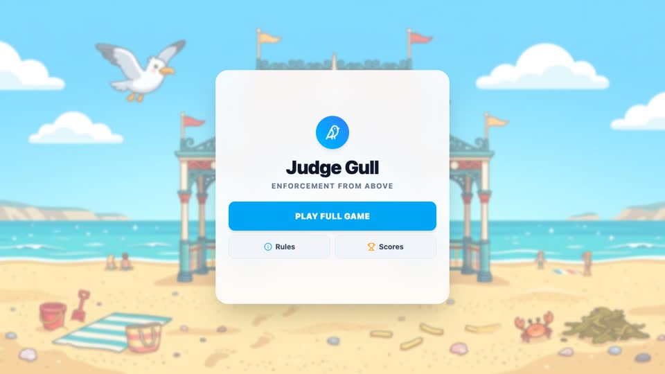 Judge Gull title screen